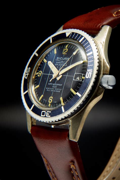 vintage sicura watch breitling|Sicura Watches .